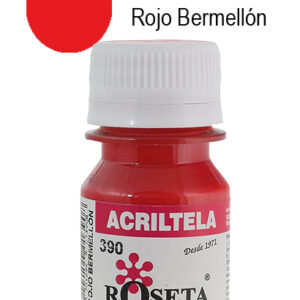 ACRILTELA-Plana-Rojo-Bermellon-390-30cc
