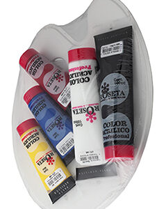 Kit paleta con COLOR ACRILICO